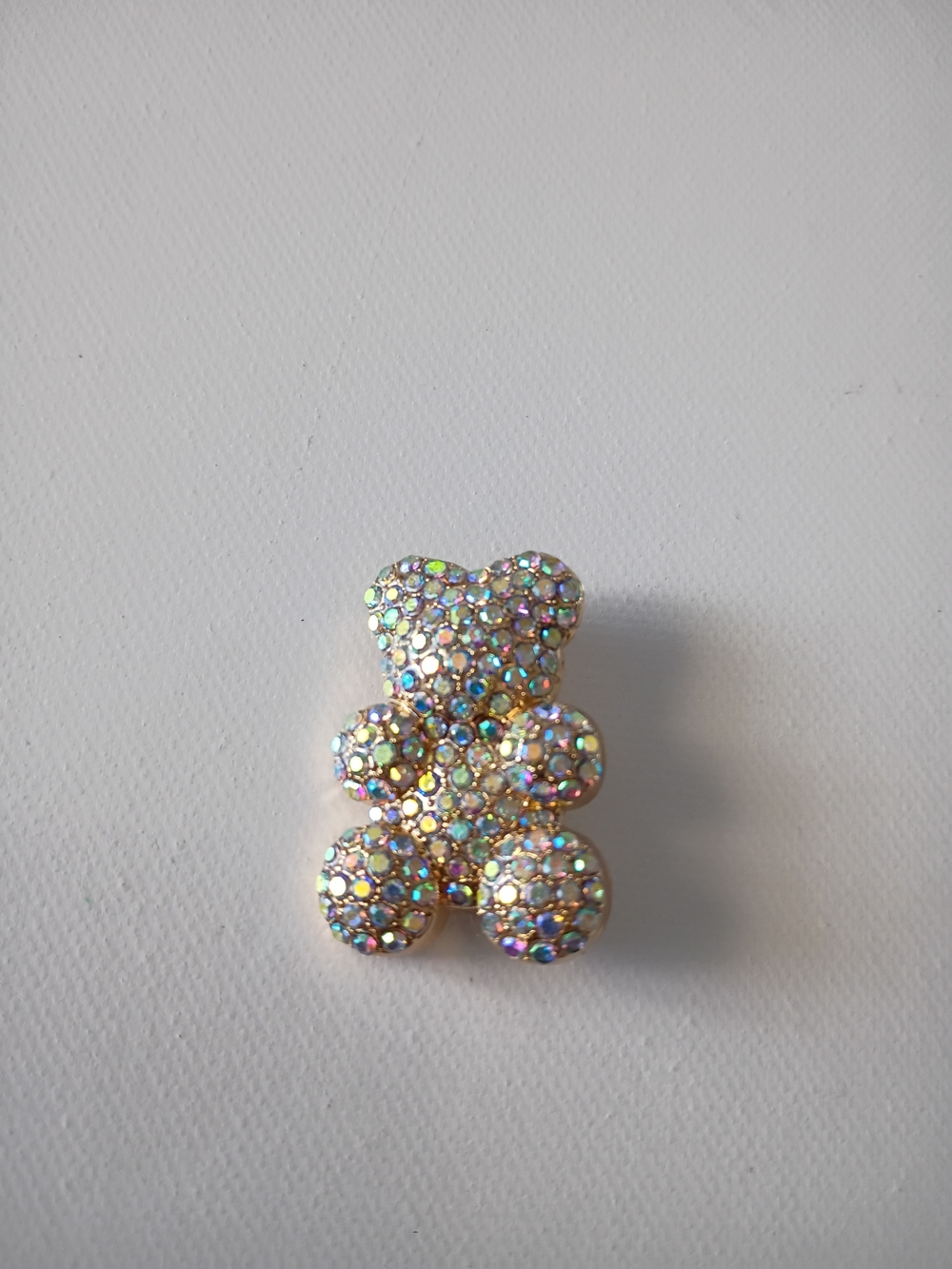 Fashion Jewelry Iridescent Crystal Teddy Bear Brooch